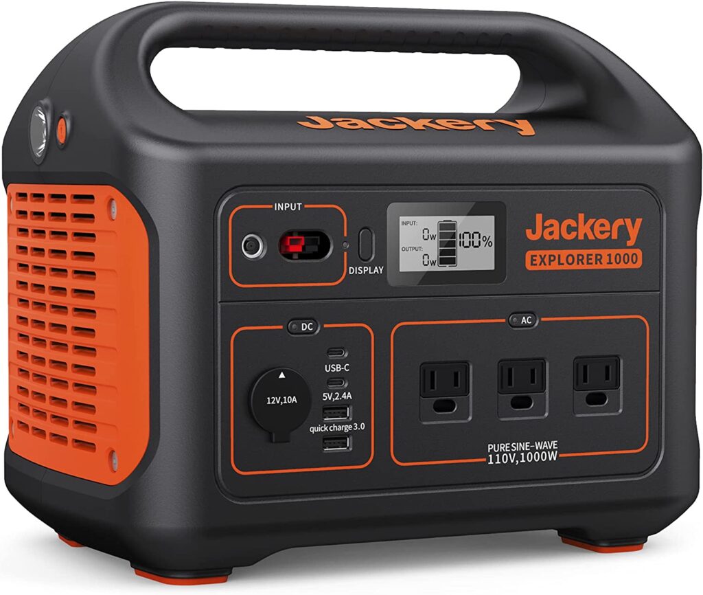 Jackery solar generator for skoolie