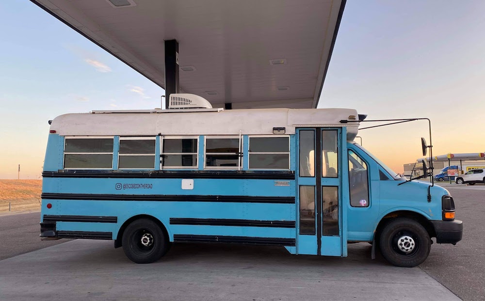5 window school bus - DIY bus conversion